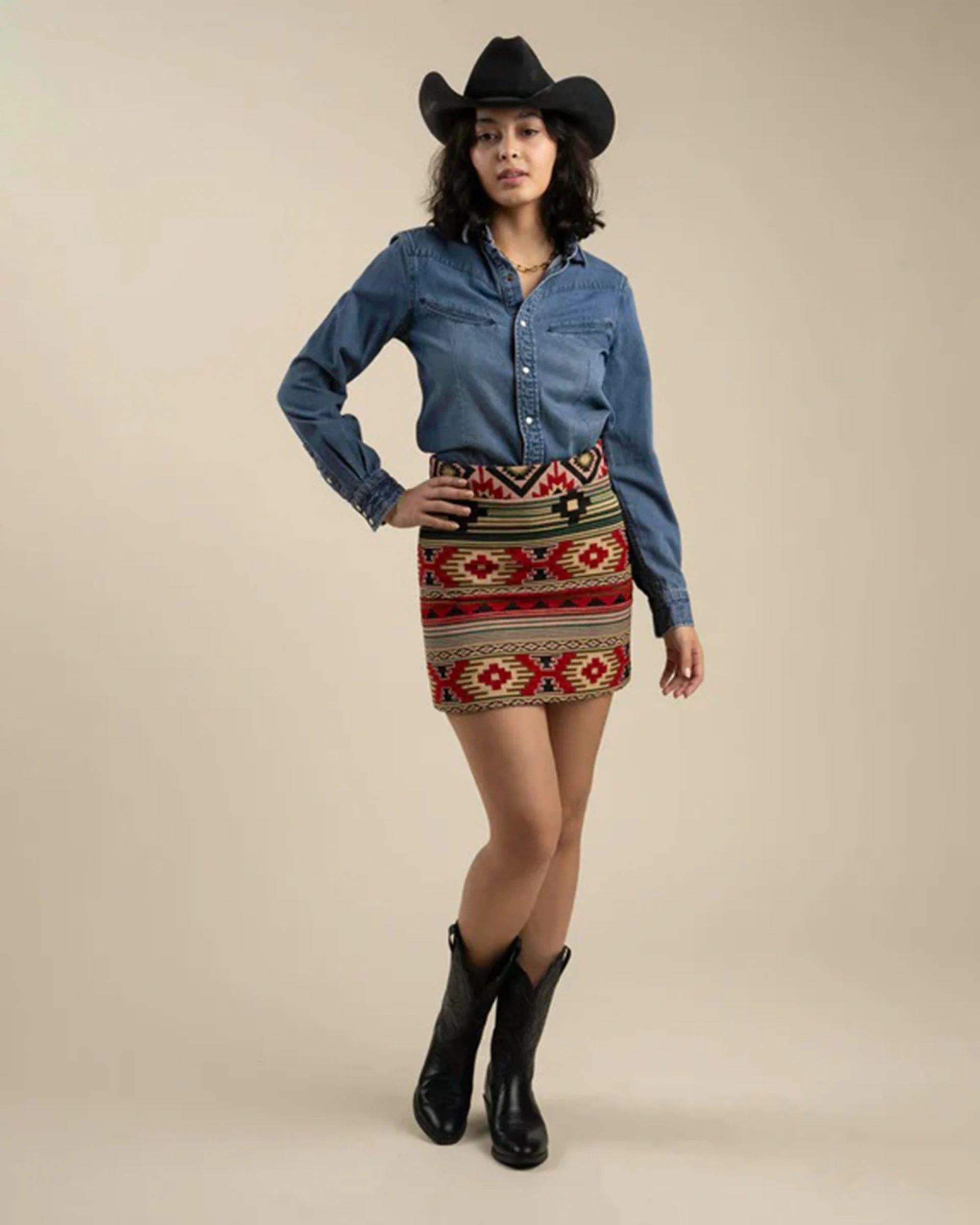 The Raquel Skirt - Marana Print