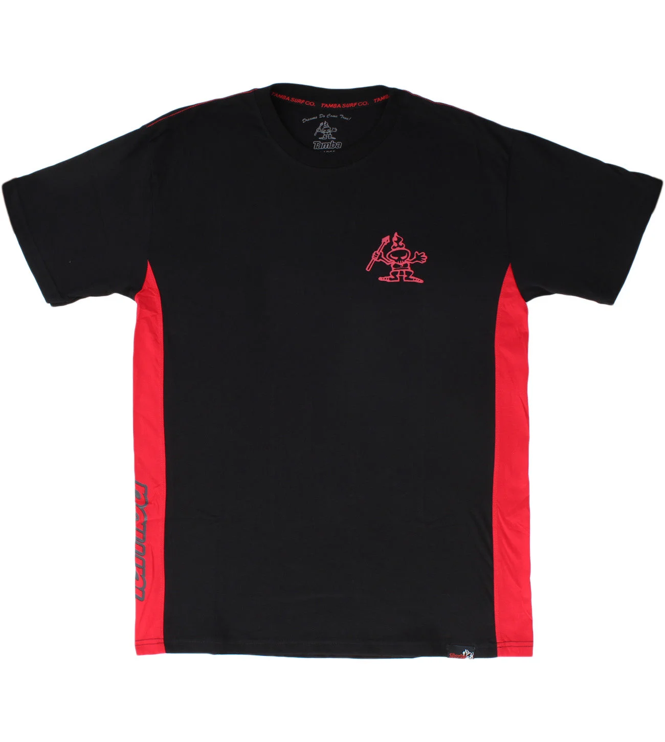 Reflex Custom Short Sleeve Shirt - Black/Red