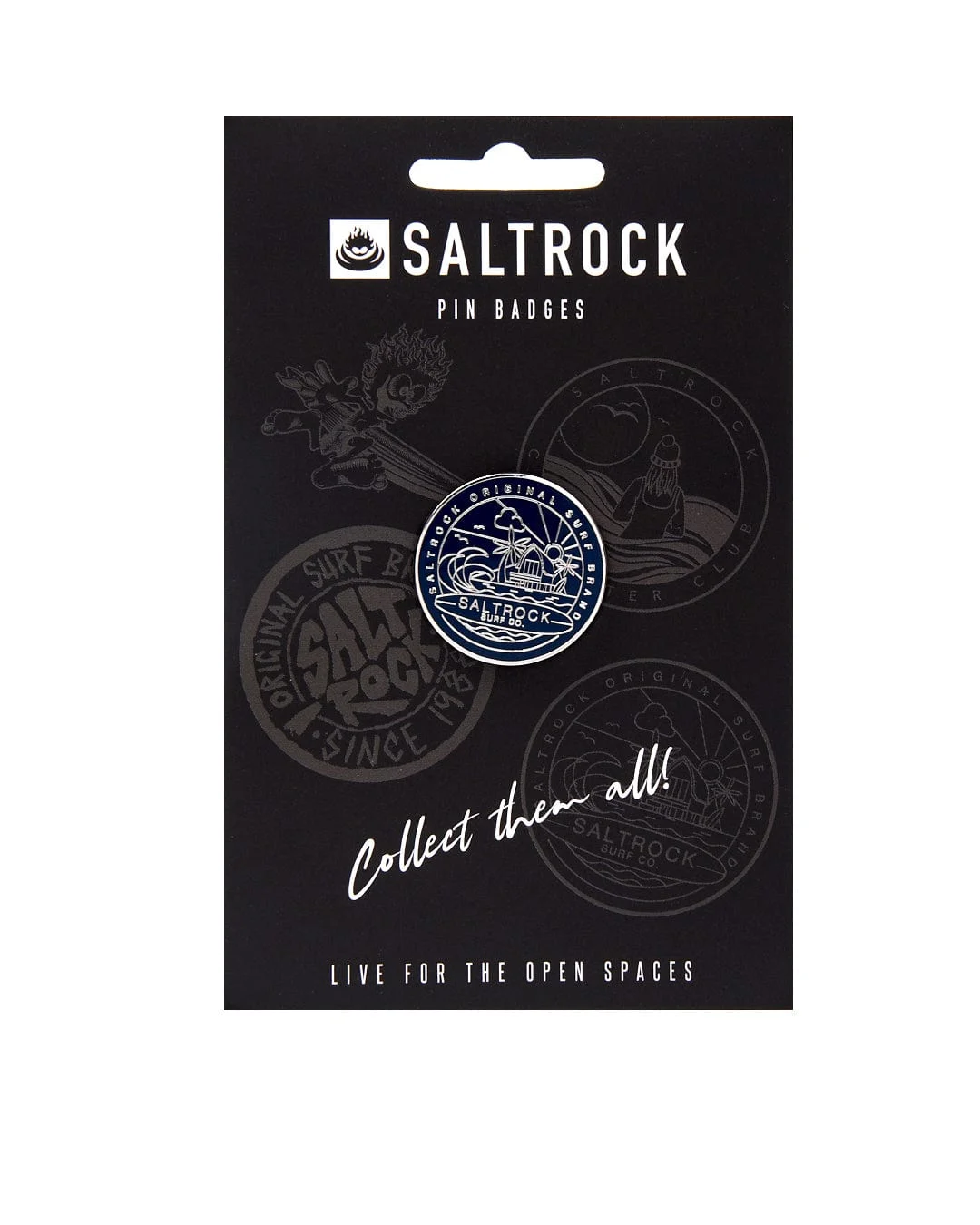 Retreat Pin Badge in Navy