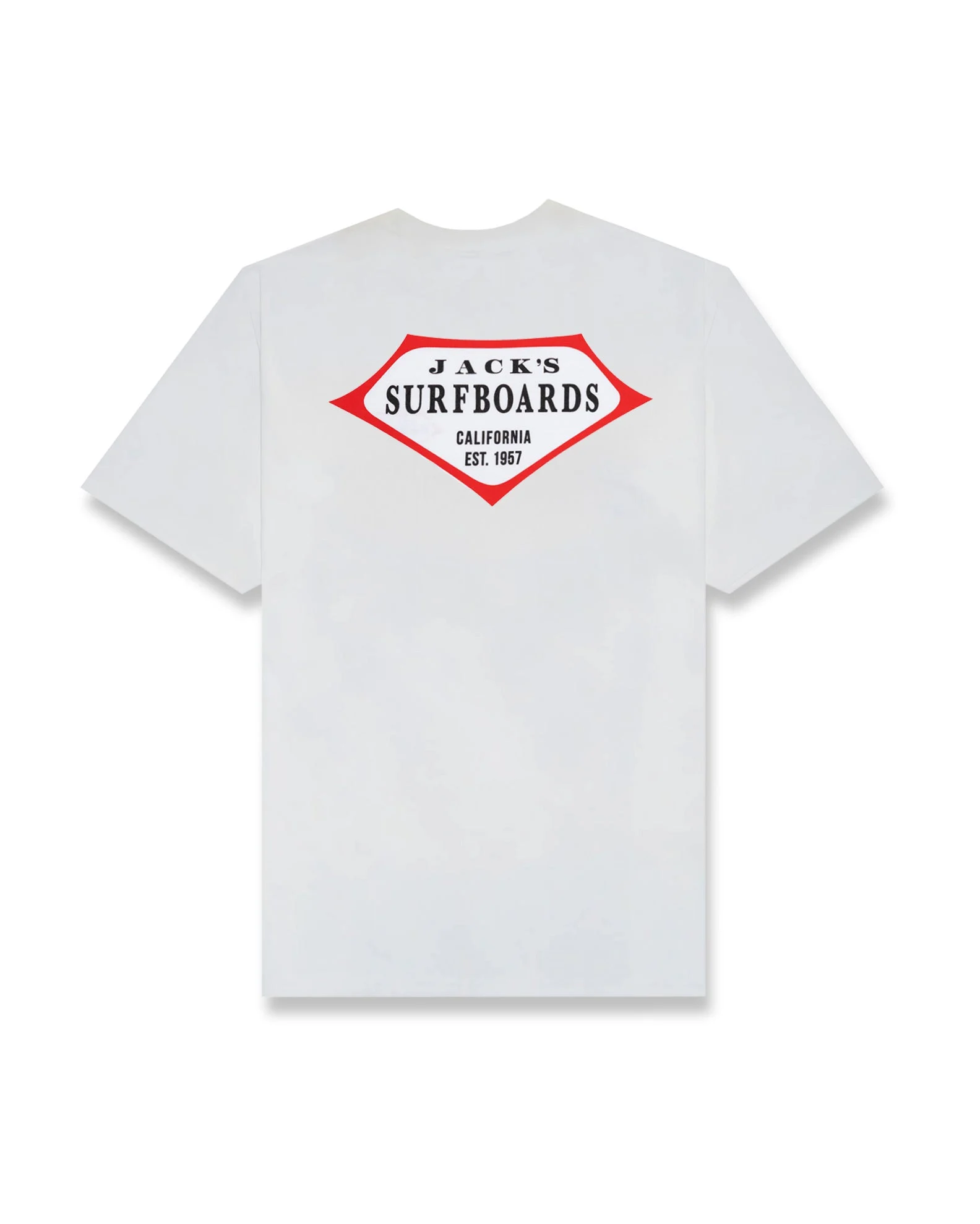 Retro Lam S/S Classic Tee - White/Red Logo