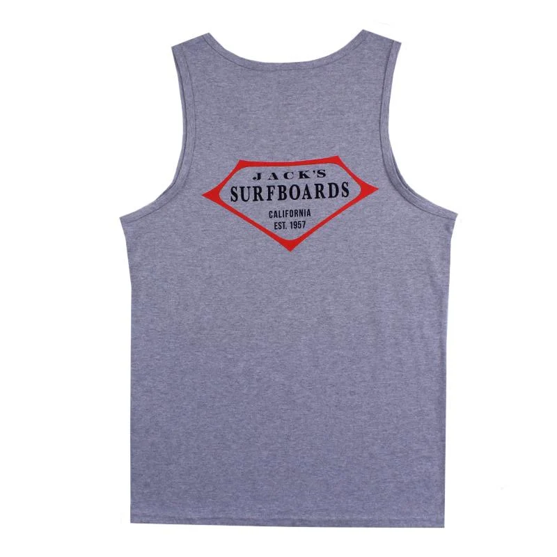 Retro Lam Tank Top - Athletic Heather Grey