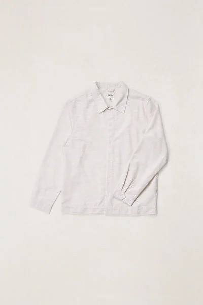 Rhythm Mens Shirt Striped Linen
