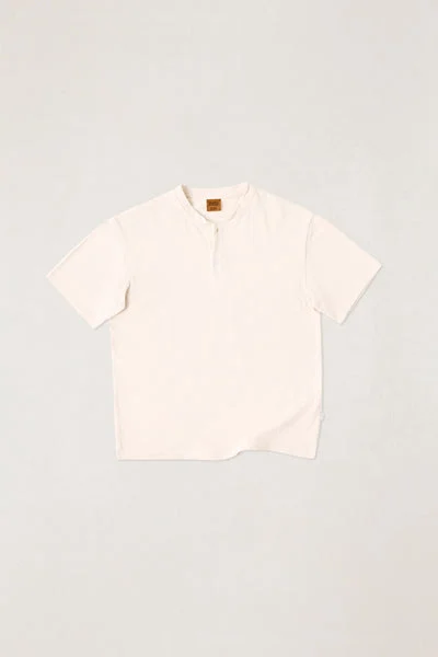 Rhythm Mens Shirt Vintage Jersey Henley