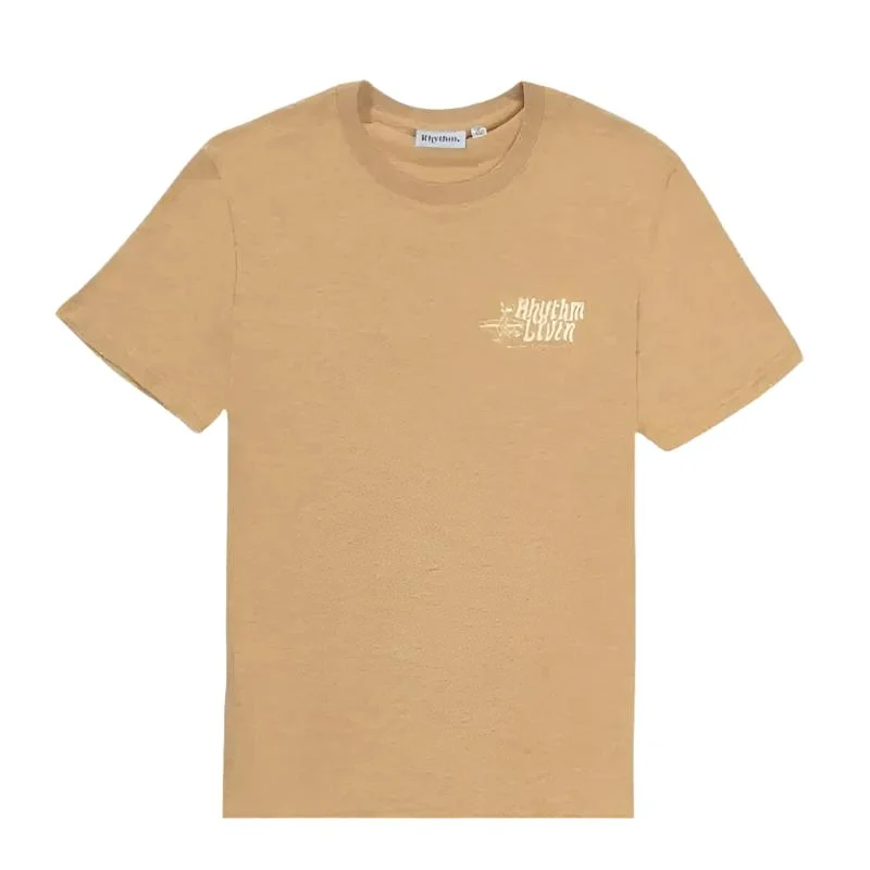 RHYTHM T-Shirt Livin Slub (XLarge) Latte