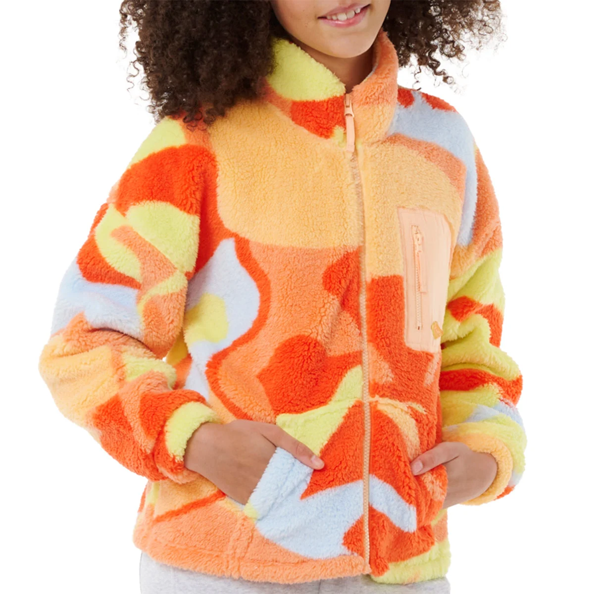 Rip Curl Youth High Tide Polar Fleece Zip-Up Jacket