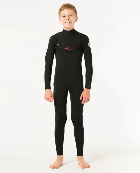 Rip Curl Youth Wetsuits Kids Dawn Patrol 3/2 Chest Zip Fullsuit