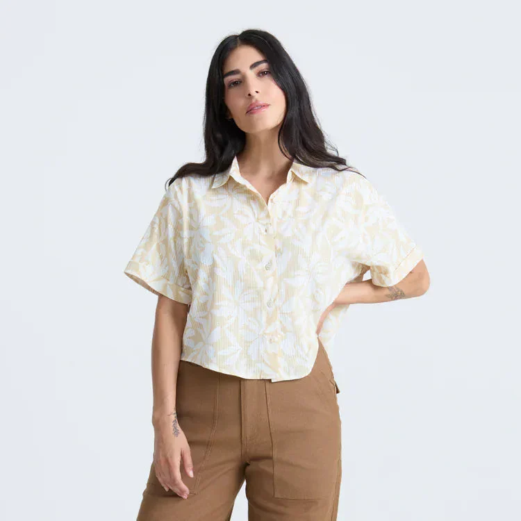 Roark W Bless up Camp S/S Shirt - Sand