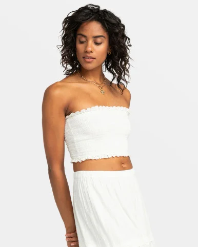 ROXY WARM WATERS EYELIT TOP (ERJWT03625)