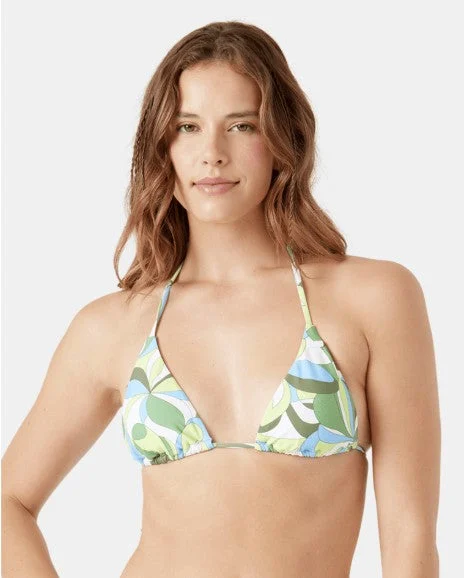 Roxy Womens Bikini Top Surf Break Mini Tiki Tri