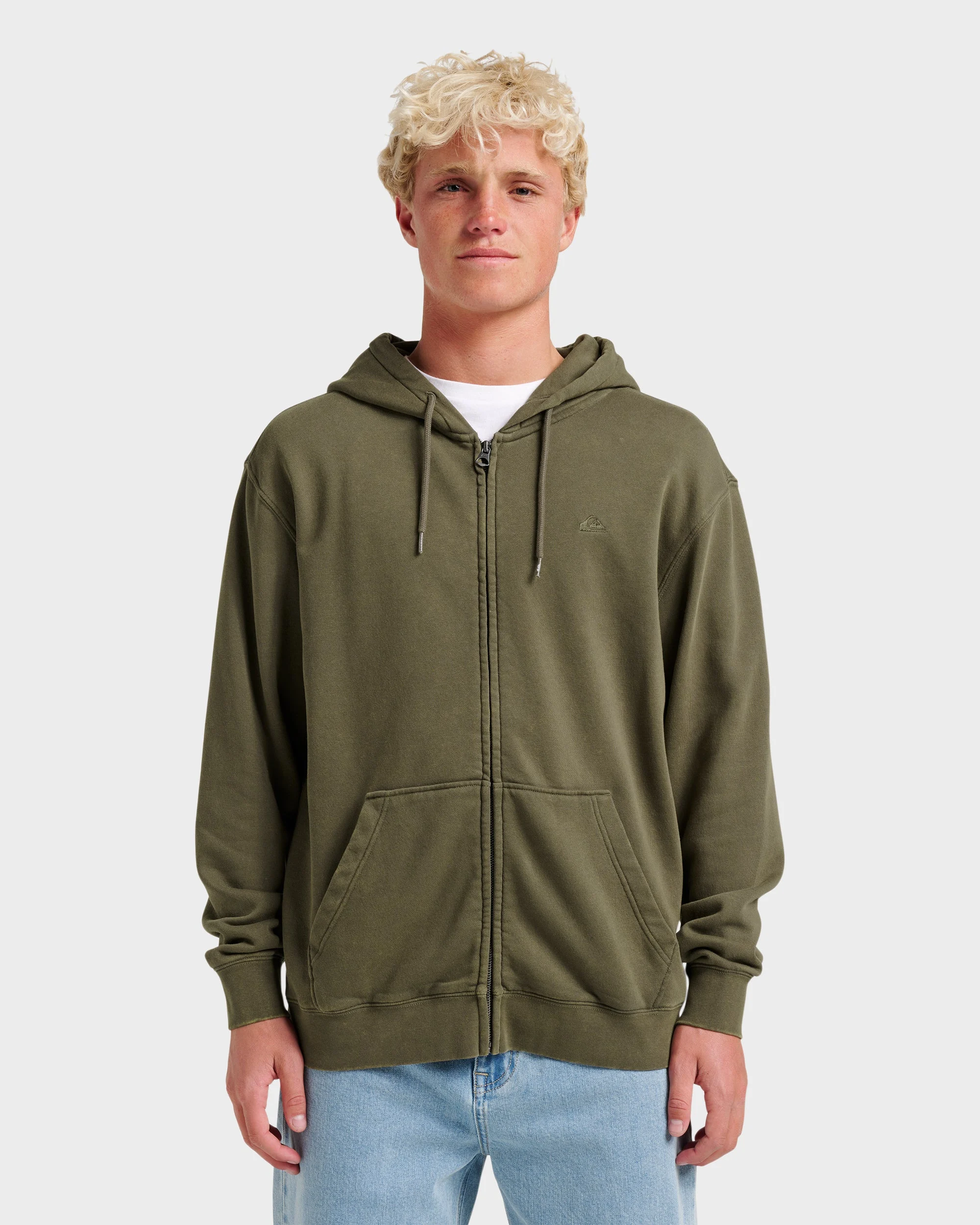 Saltwater Full Zip Hoodie - Grape Leaf | Quiksilver