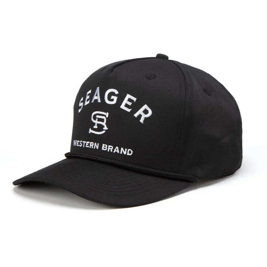 Seager Branded Snapback Black