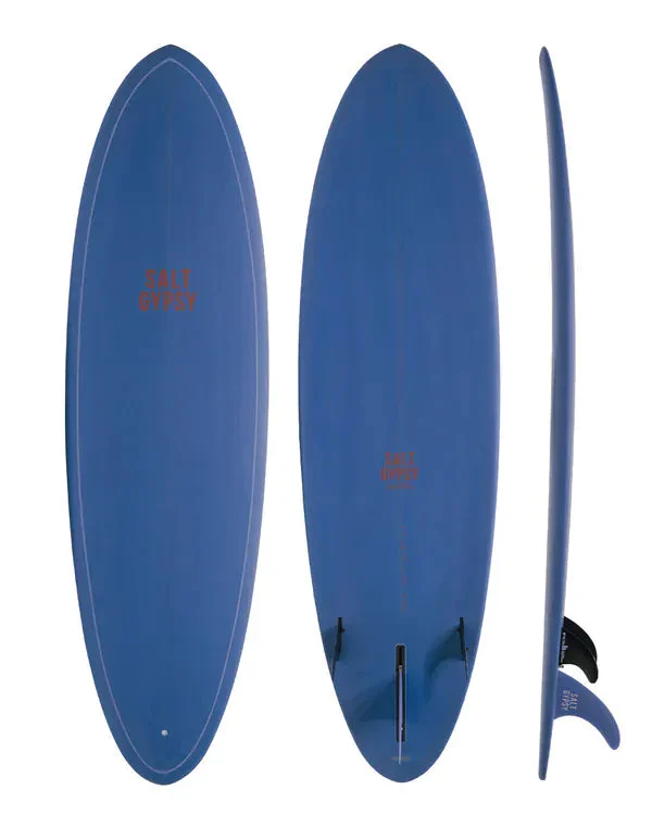 SG 7'4" Mid Tide PU Surfboard - Grapemist