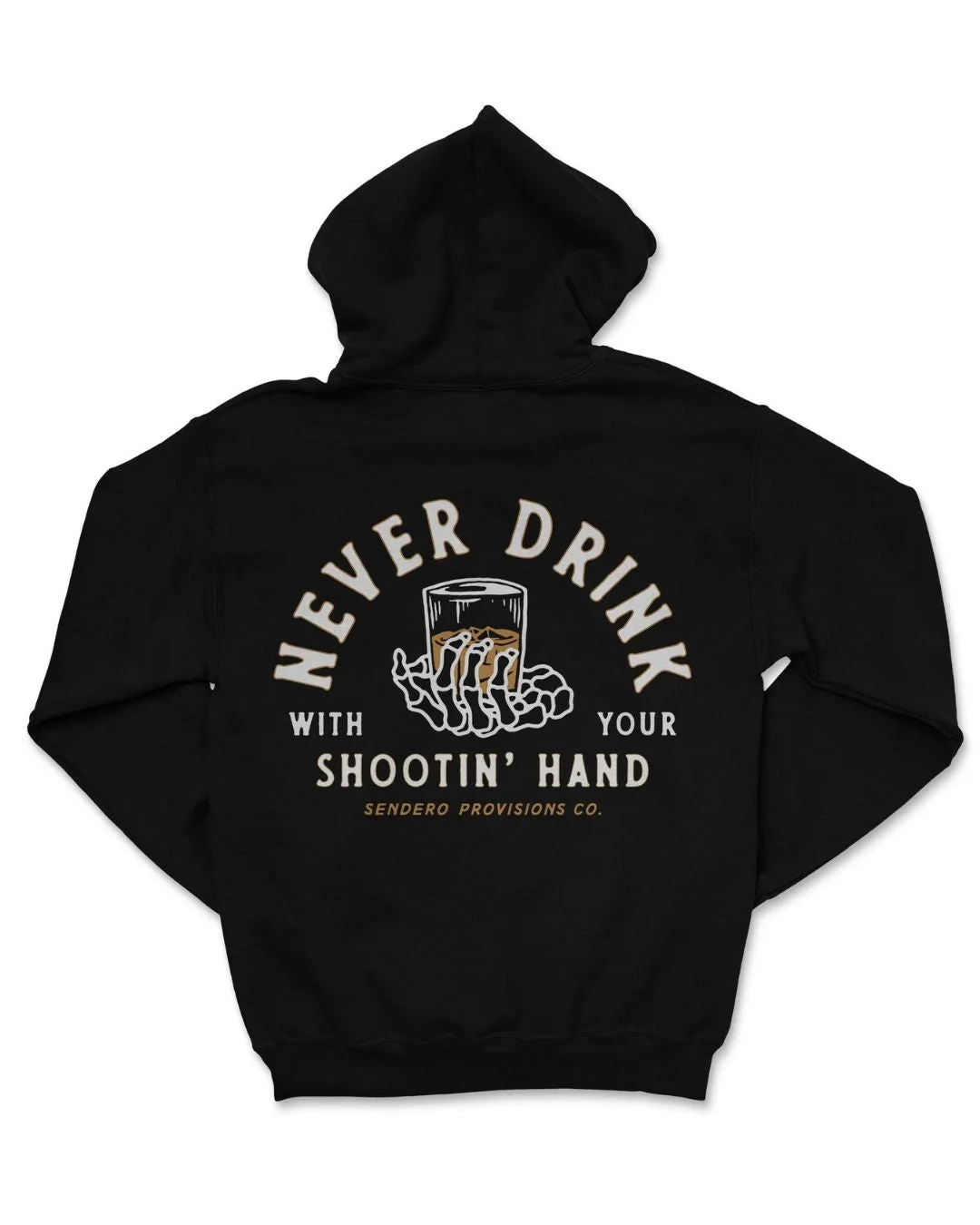 Shootin' Hand Hoodie - Black