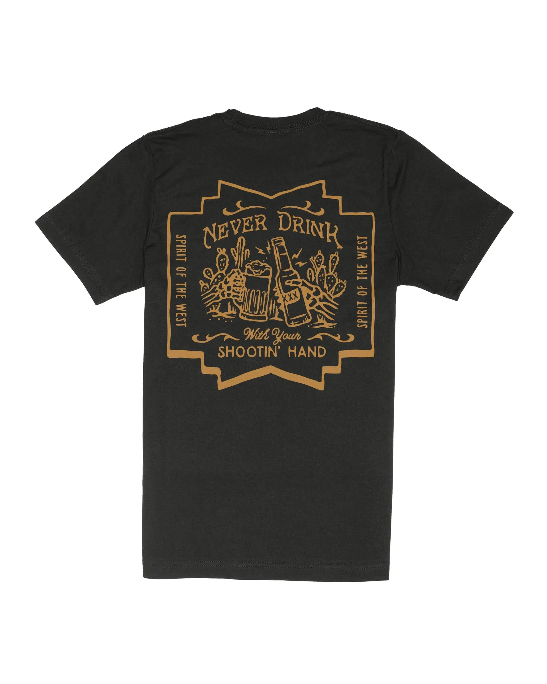 Shootin' Hand S/S T-Shirt - ¡Salud! Edition - Black