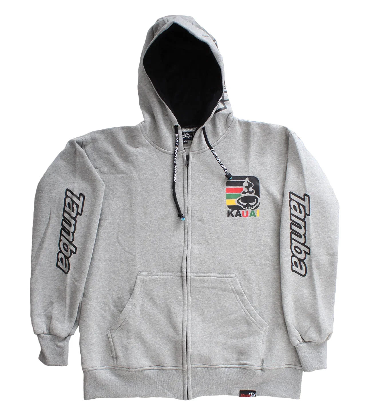 Slider Zip-Up Hoodie - Grey
