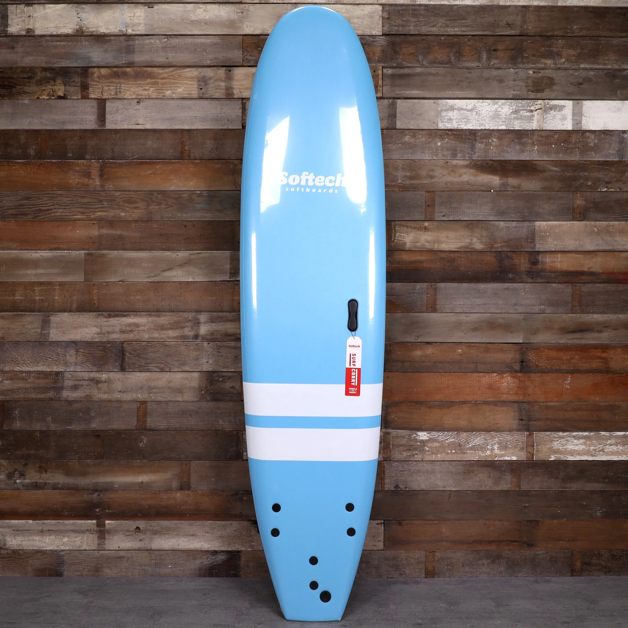Softech Roller 7'6 × 22 ¼ × 3 ⅛ Soft Top Surfboard - Blue