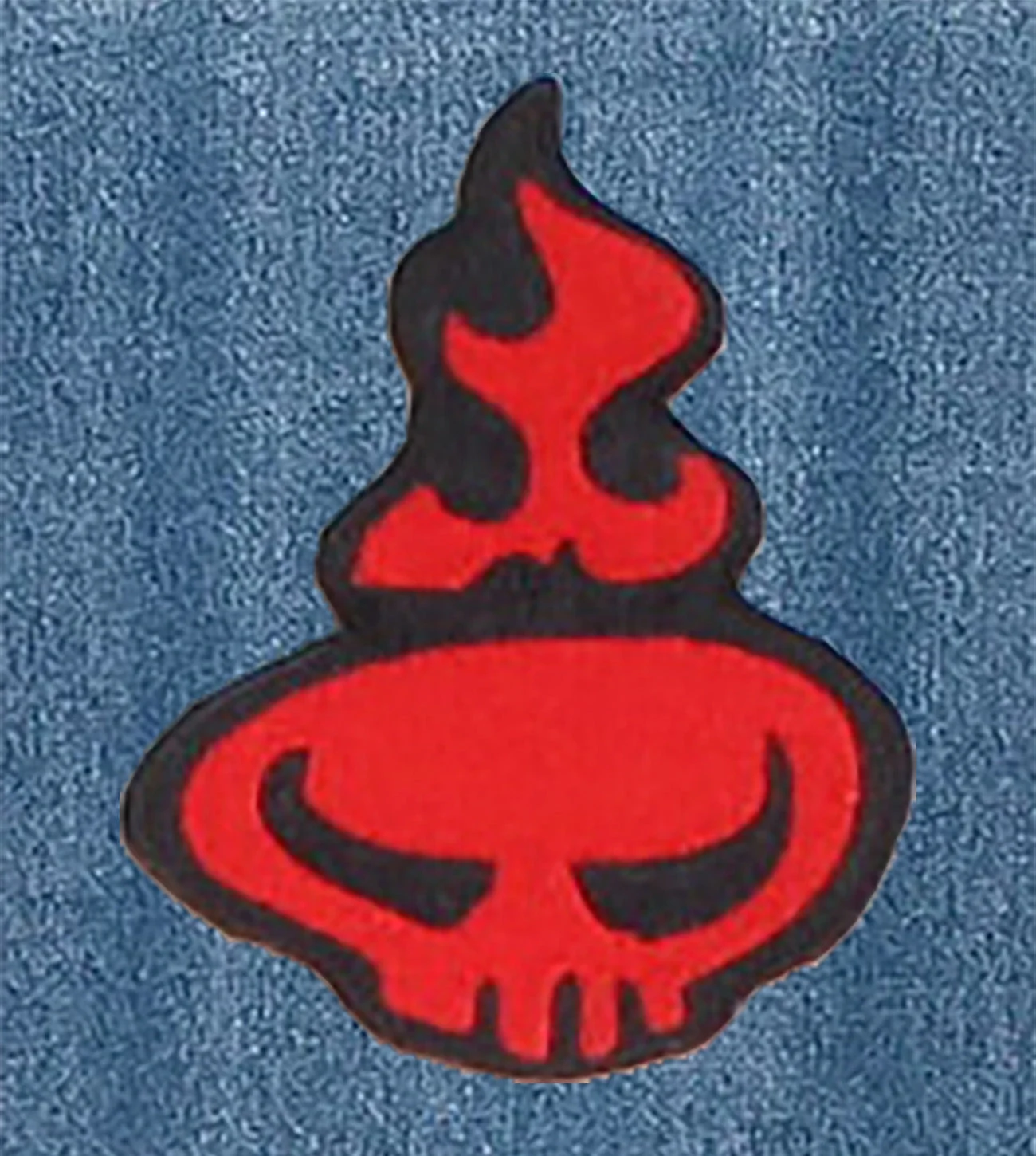 Spirit Warrior Iron-On Patch - Black/Red