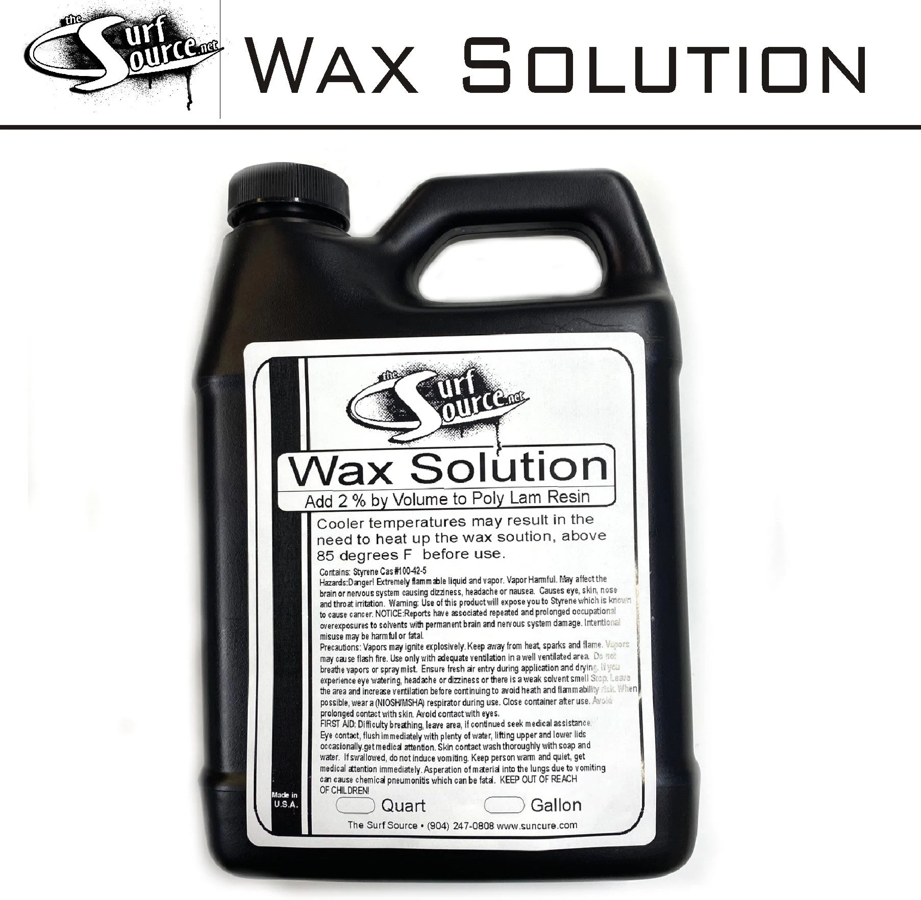 SS Wax Solution for Polyester Resin