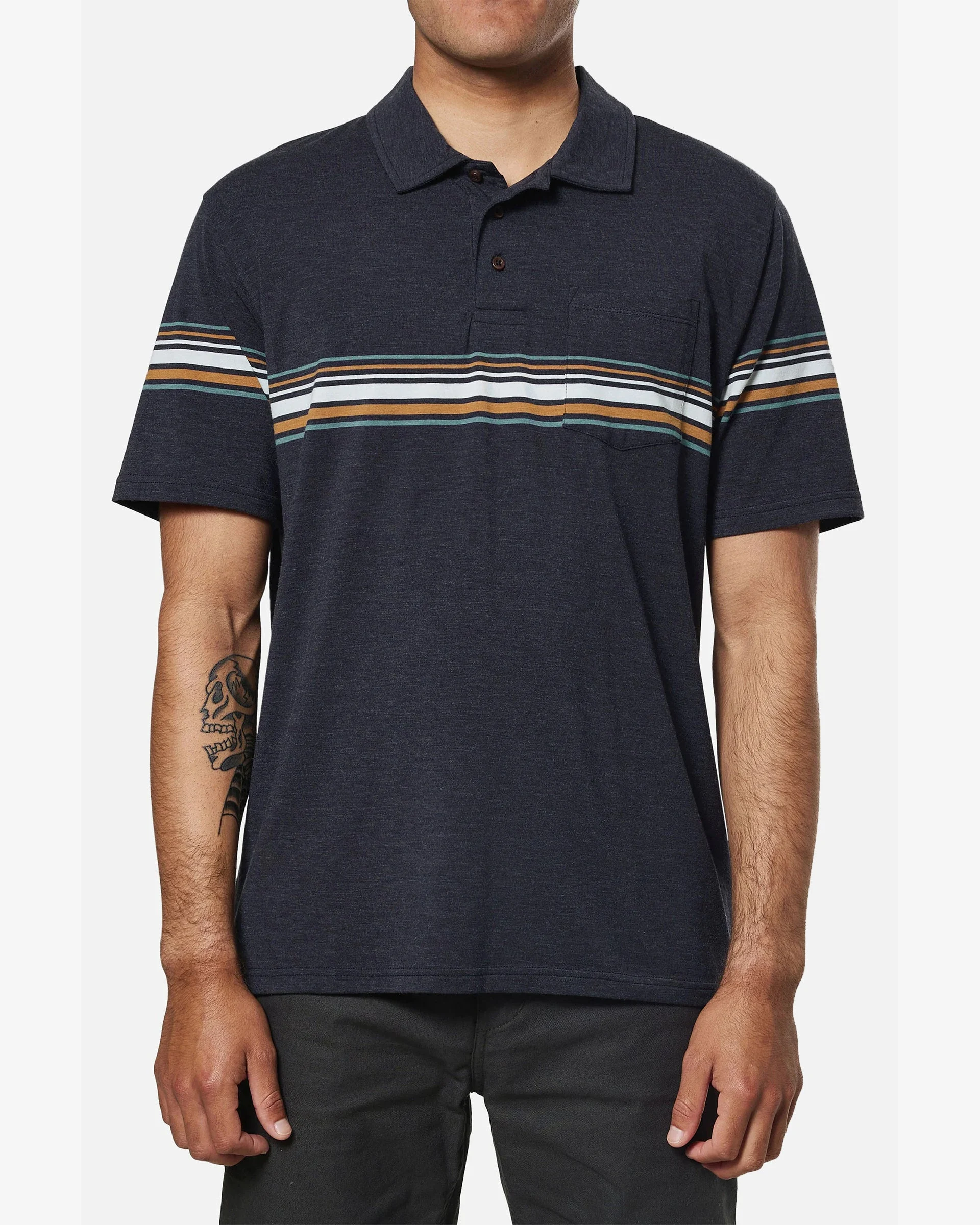 Stacy Stripe Polo Shirt
