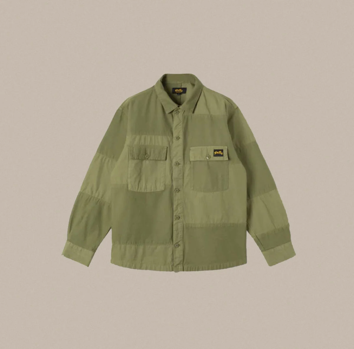 Stan Ray CPO Shirt - Olive Sateen/Ripstop Mix