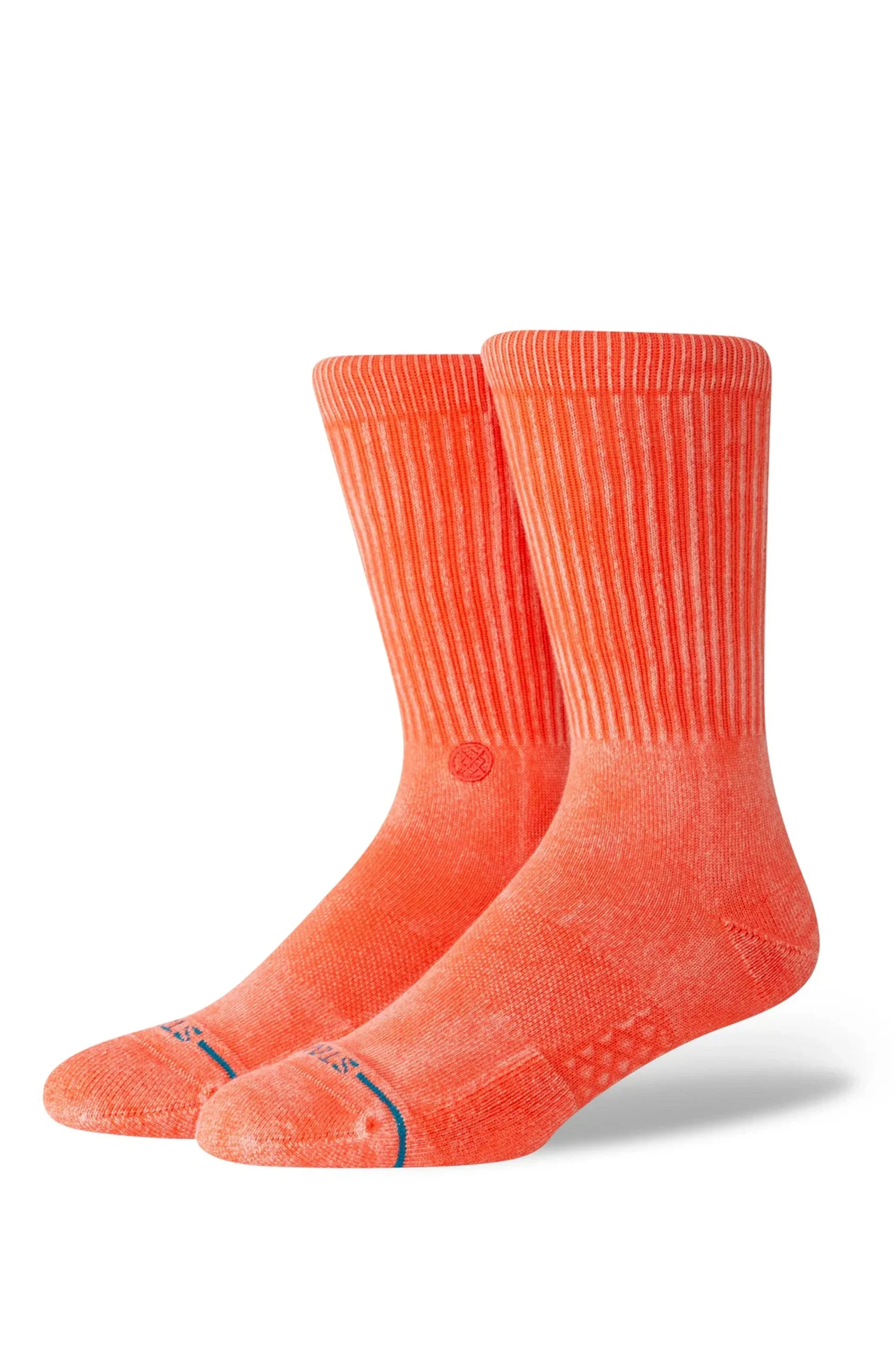 STANCE - ICON DYED CREW - CORAL