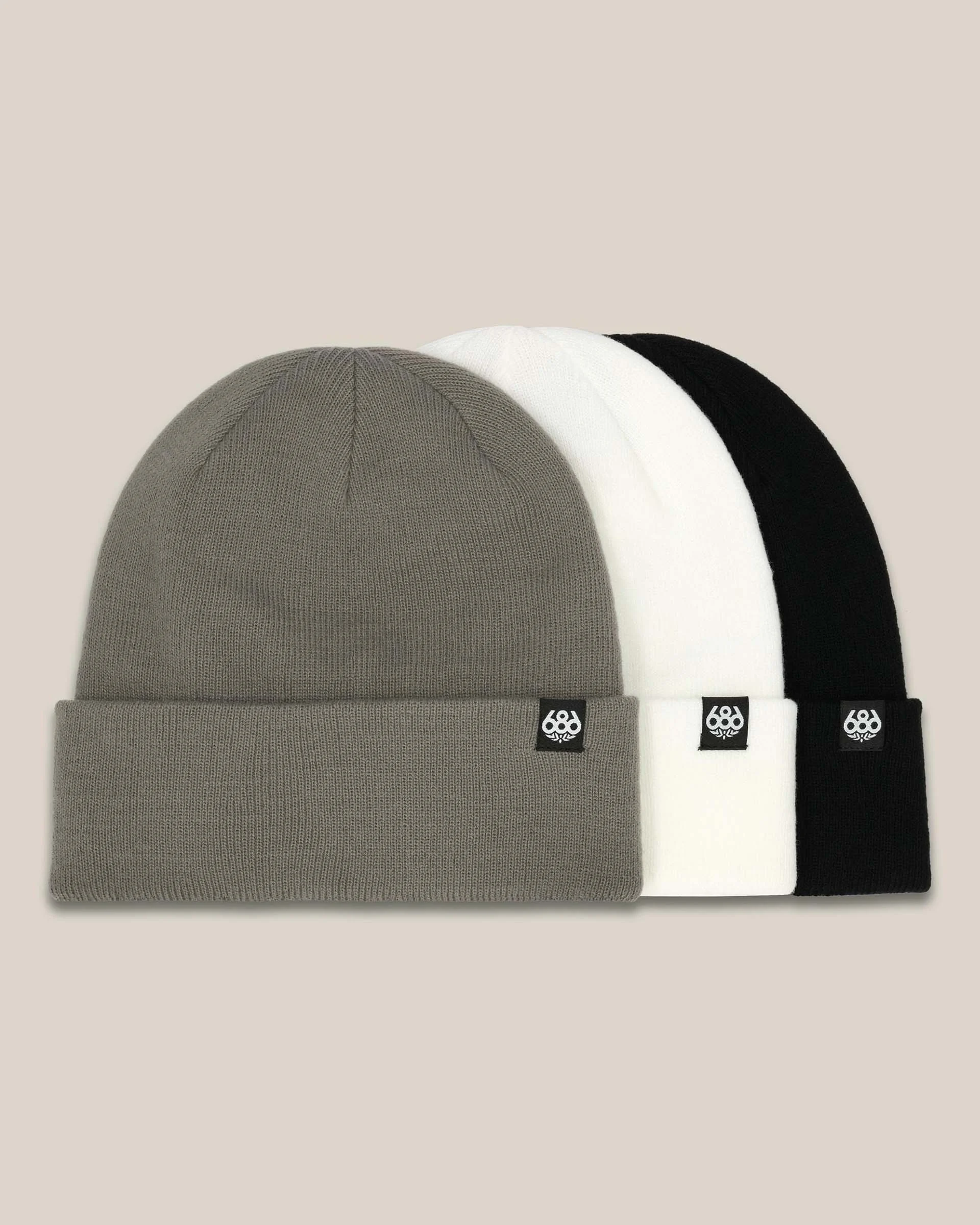 Standard Roll-Up Beanie 3-Pack