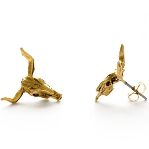 Steer Skull Studs
