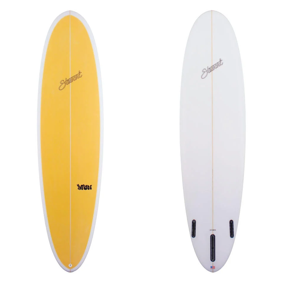 Stewart 7'2" 2Fun Poly Surfboard - Gold