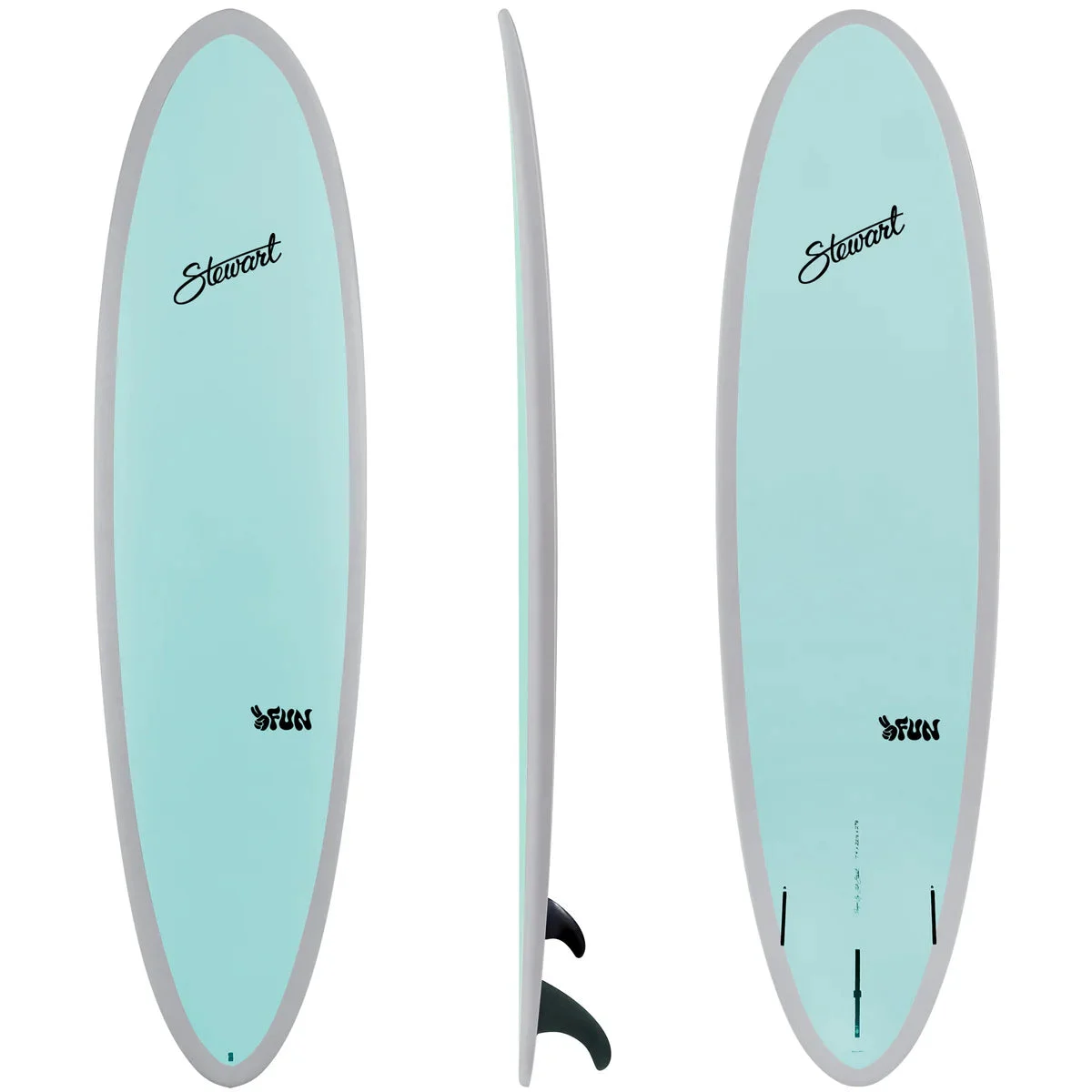 Stewart 7'4" Hydrocush 2Fun - Aqua