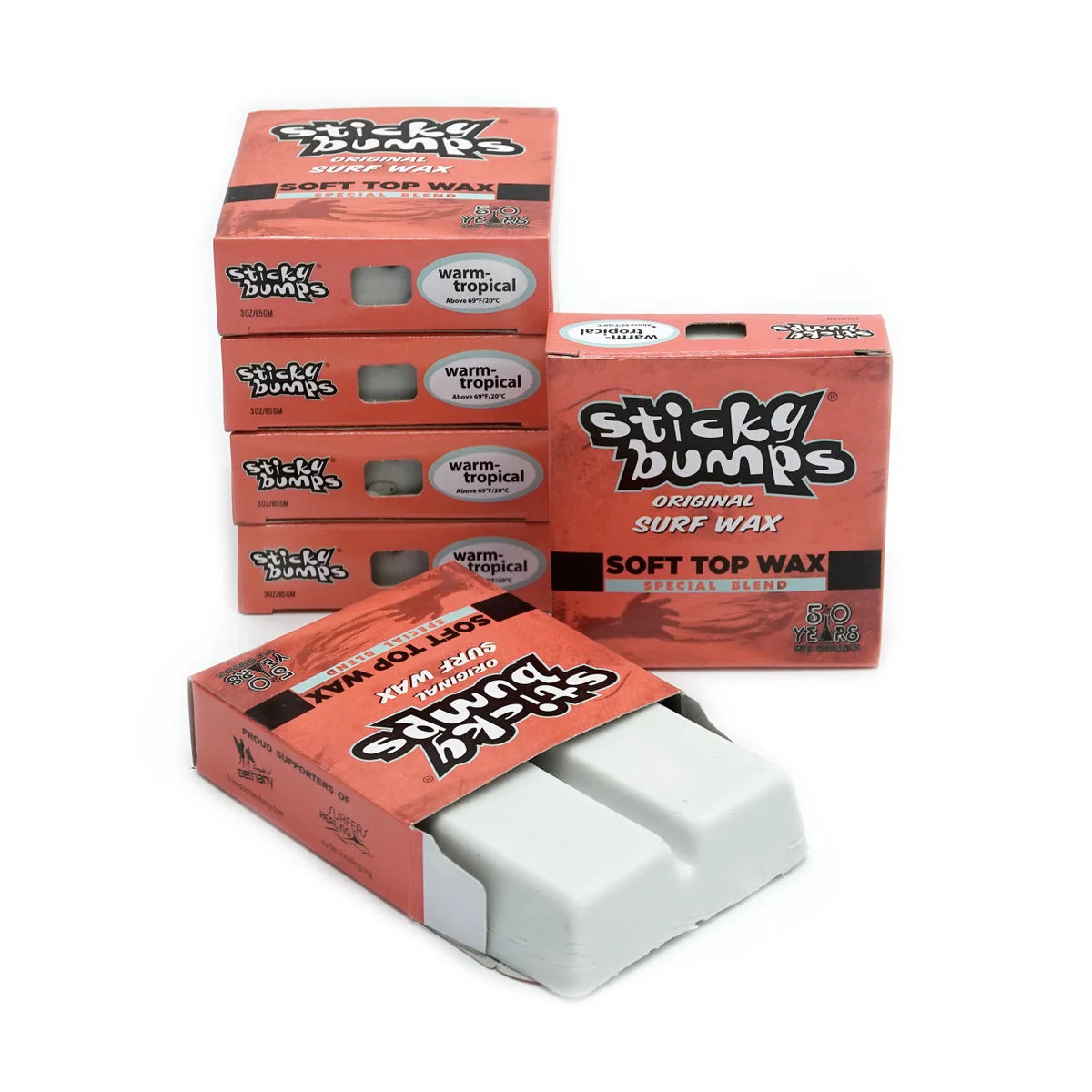 Sticky Bumps Special Blend| Soft Top SurfboardWarm/Trop