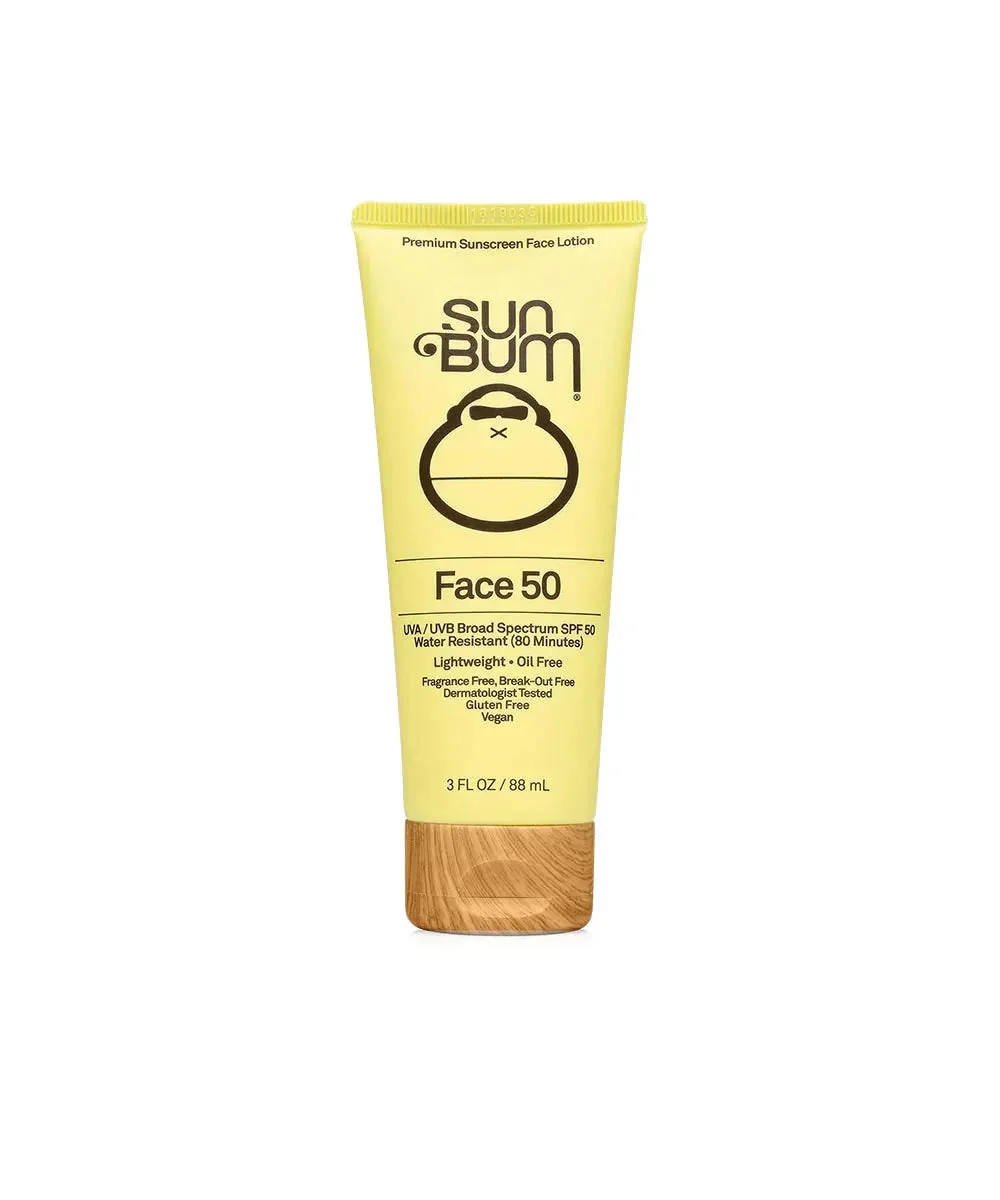 SUN BUM ORIGINAL SPF 50 CLEAR FACE SUNSCREEN LOTION