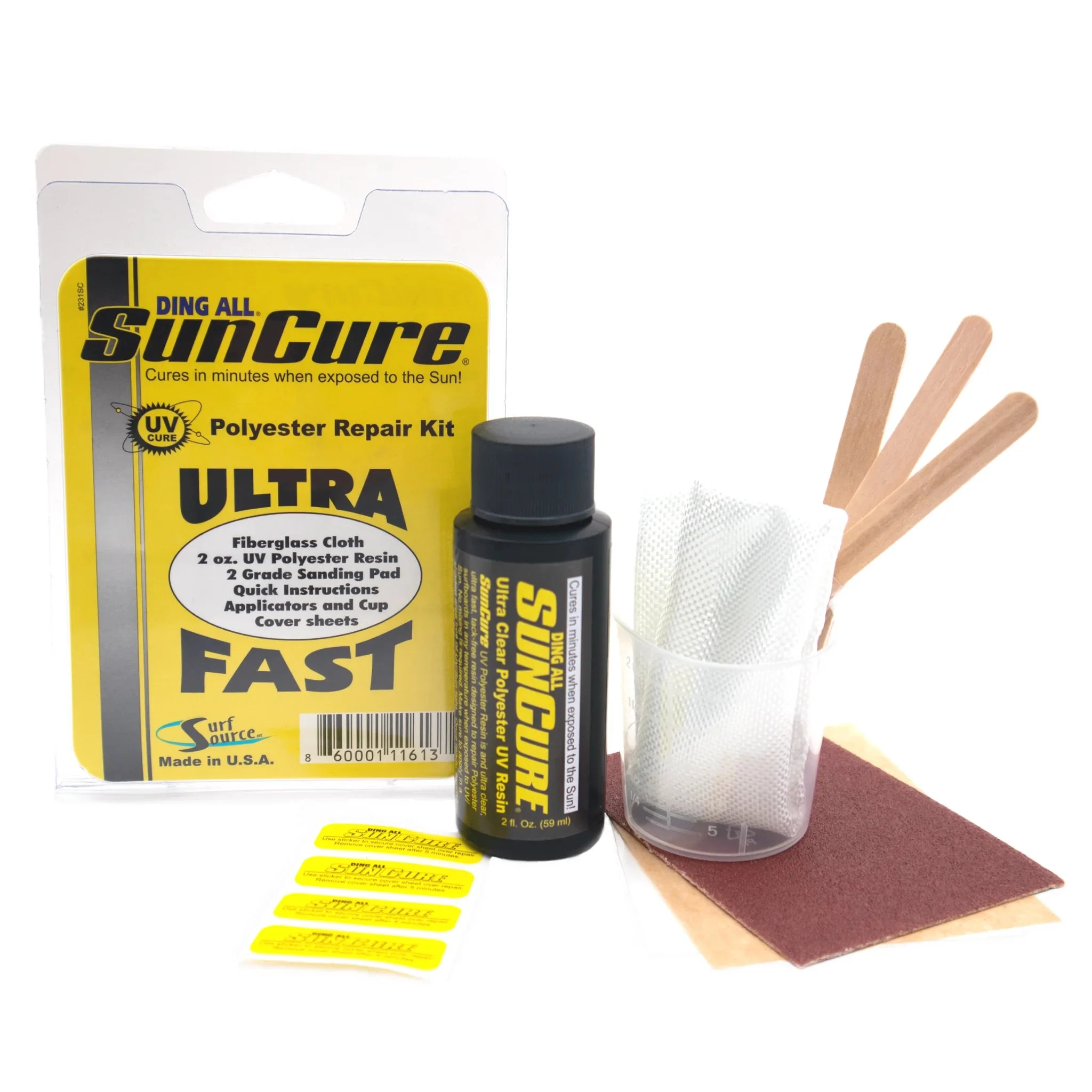 SunCure Standard Polyester Repair Kit 2oz.