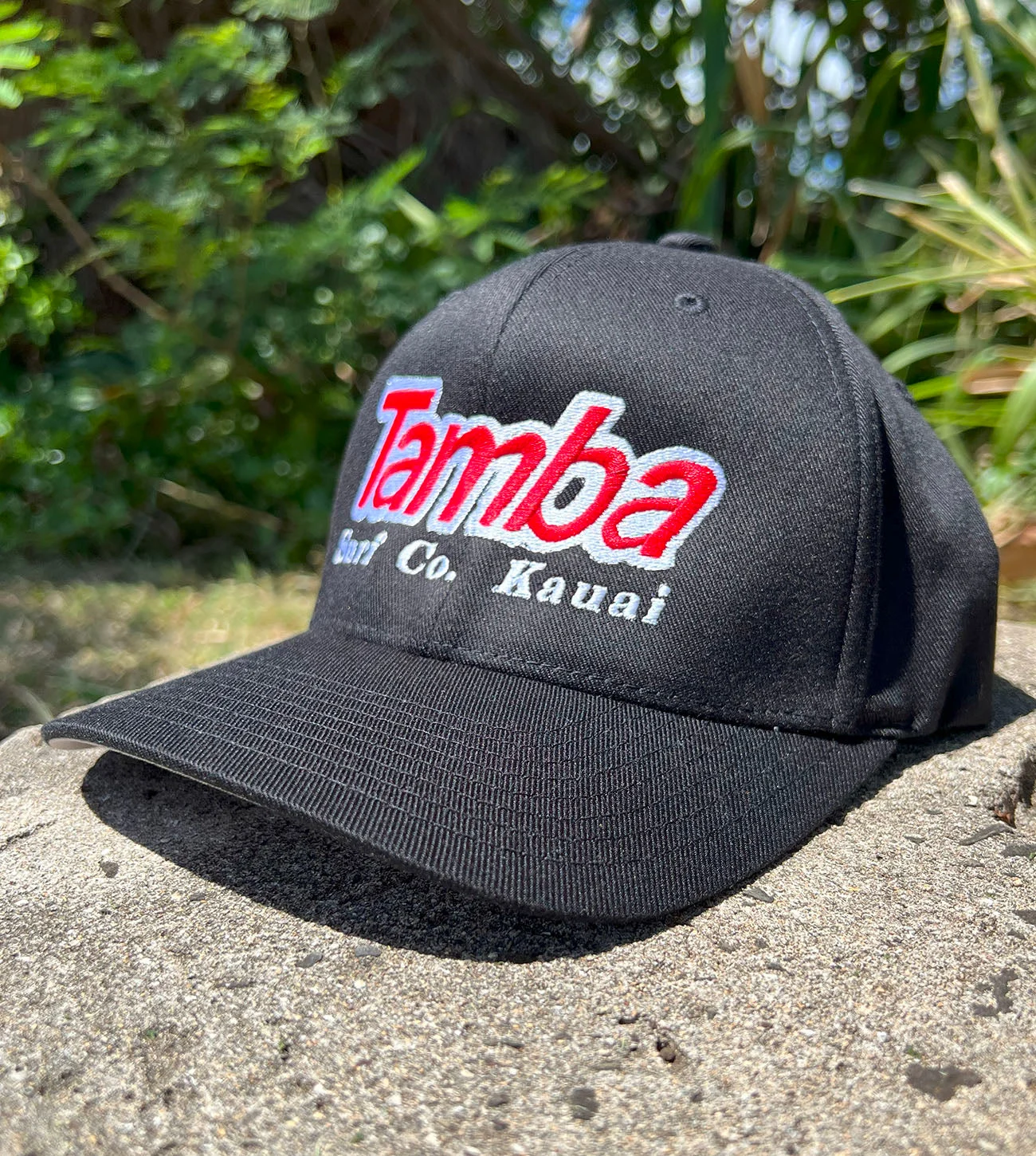 Surf Co Fitted Hat - Black L/XL