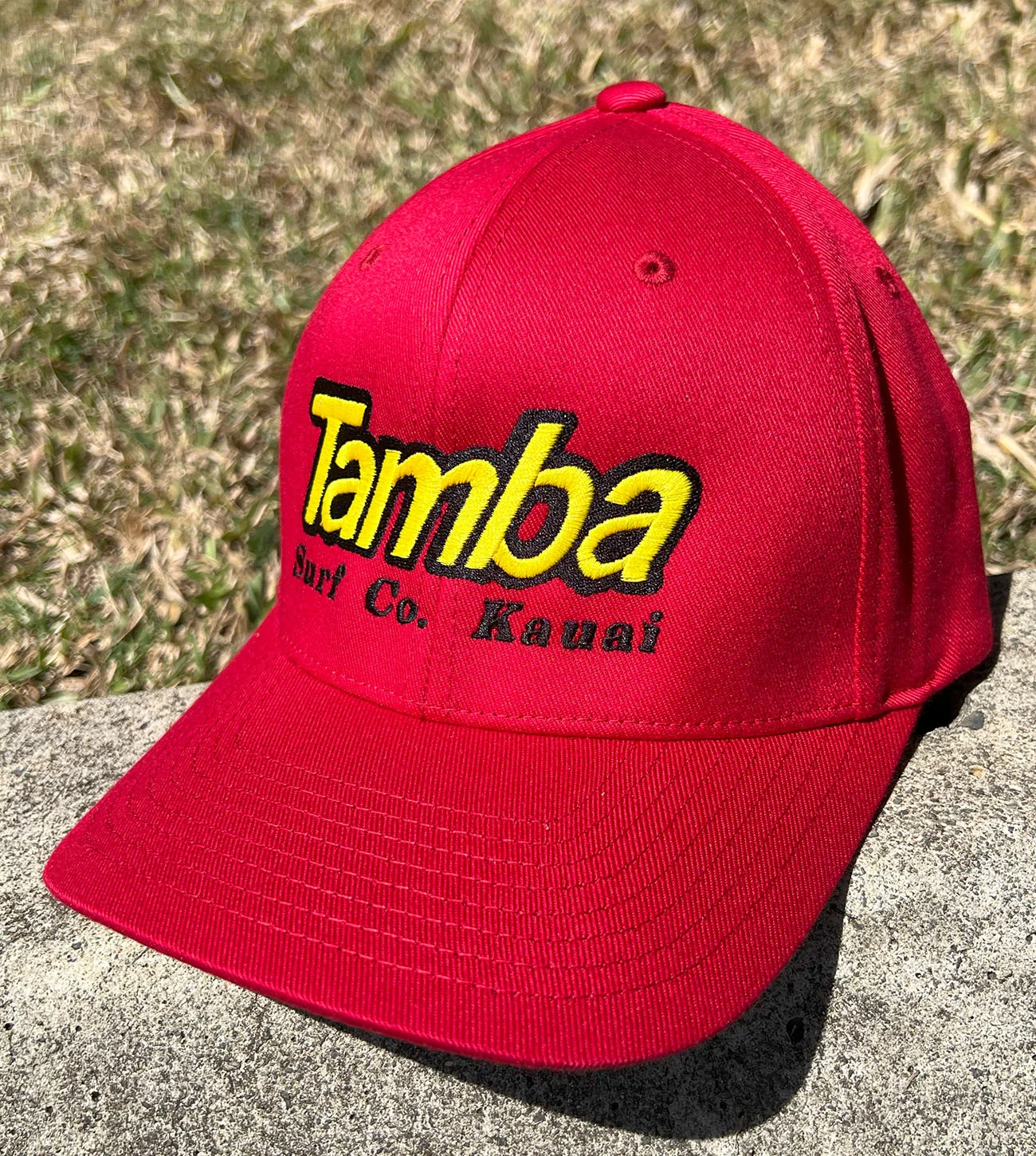 Surf Co Fitted Hat - Red L/XL