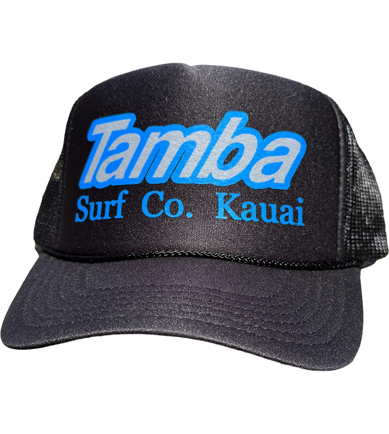 Surf Co Trucker Hat - Black/Blue/Silver