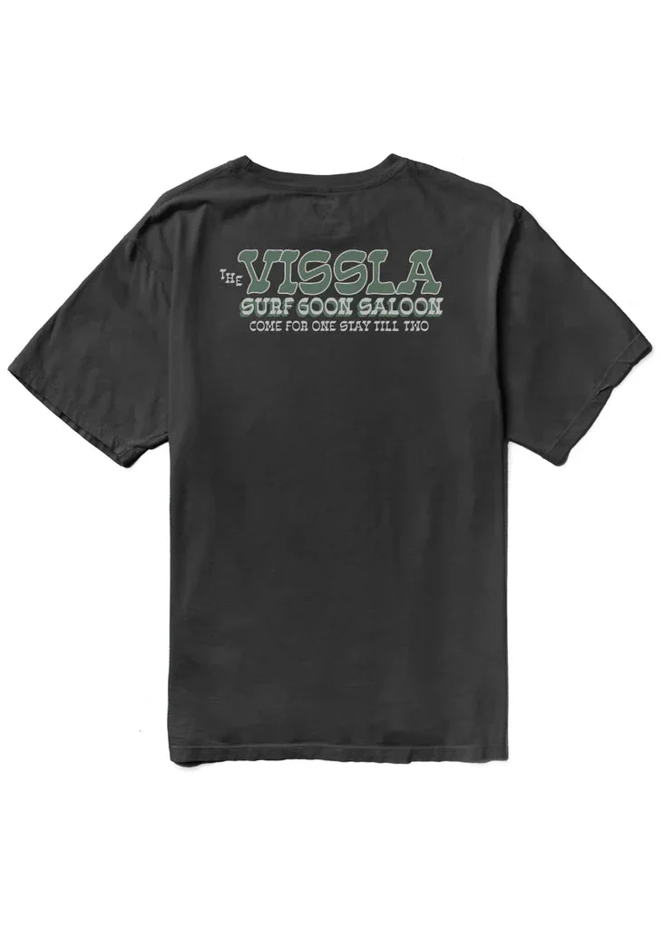 Surf Goon Saloon Organic Pocket Tee - Phantom - Vissla