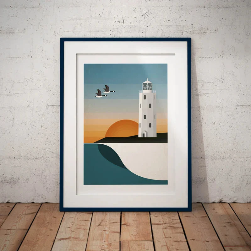 Surf Prints - Godrevy Geese - Single Fin Co.