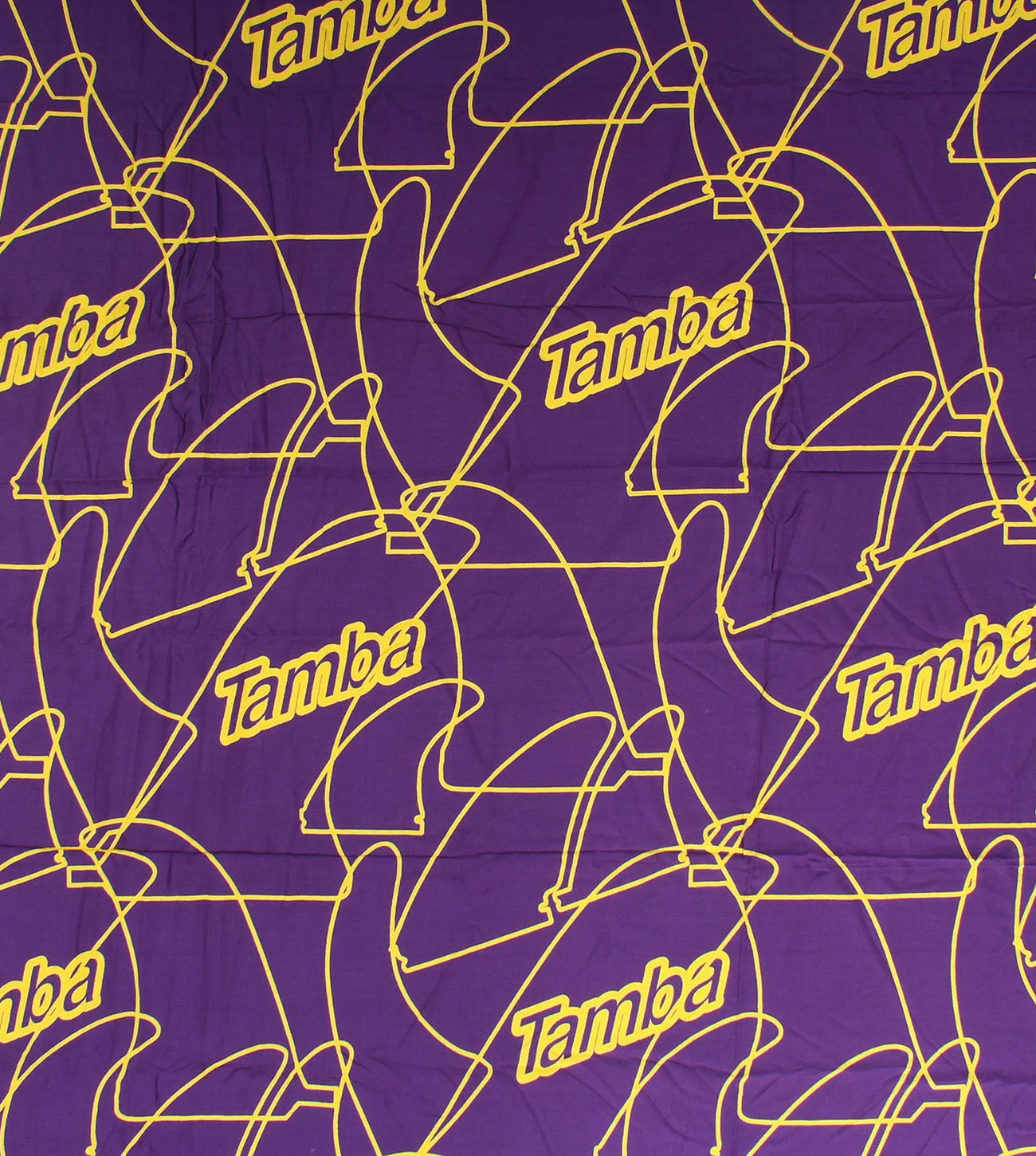 Surfboard Fins Pareo/Sarong - Purple/Yellow