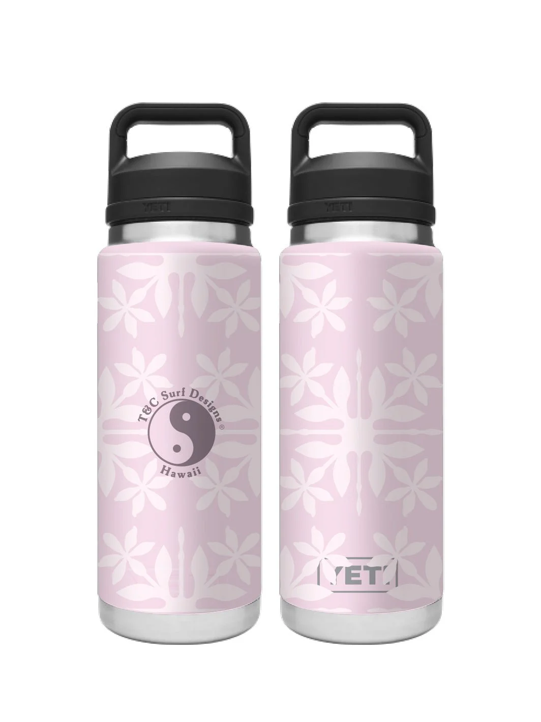 T&C Surf 26 oz Tiare Quilt Rambler Yeti Bottle with Chug Cap