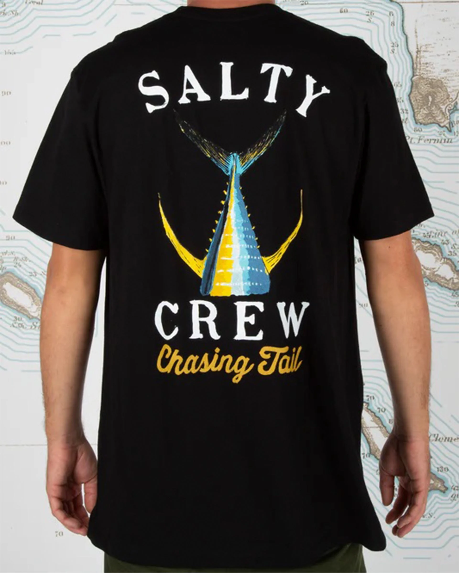 Tailed S/S Standard T-Shirt- Black