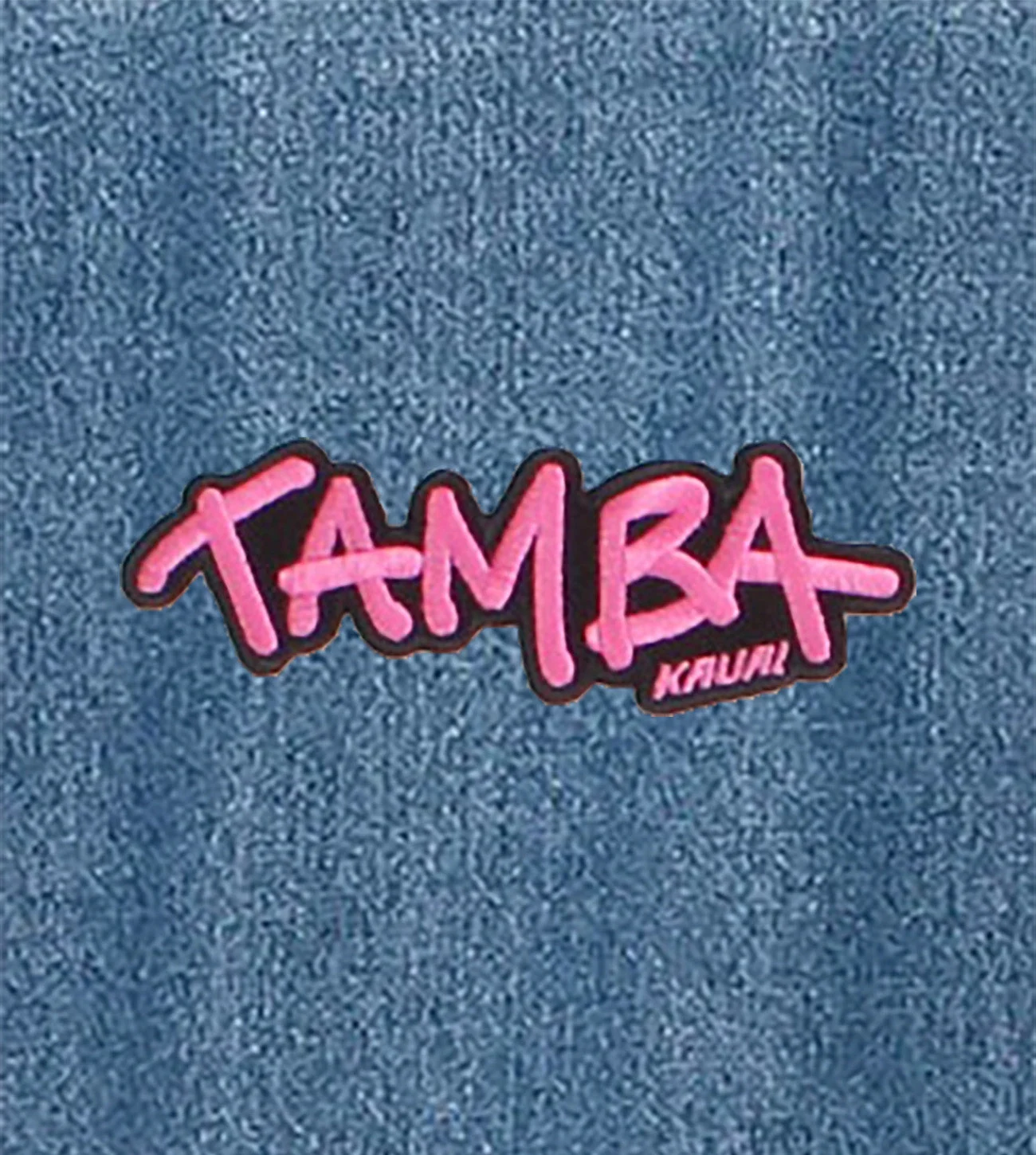 Tamba Kauai Iron-On Patch - Black/Pink
