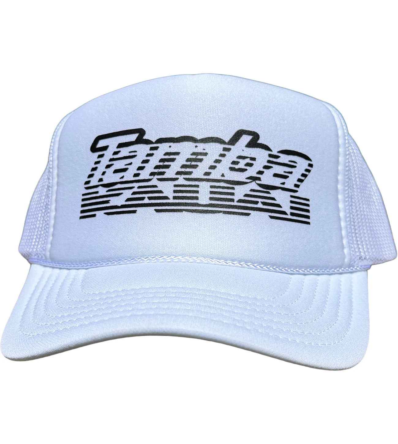 Tamba Rising Trucker Hat - White/Black