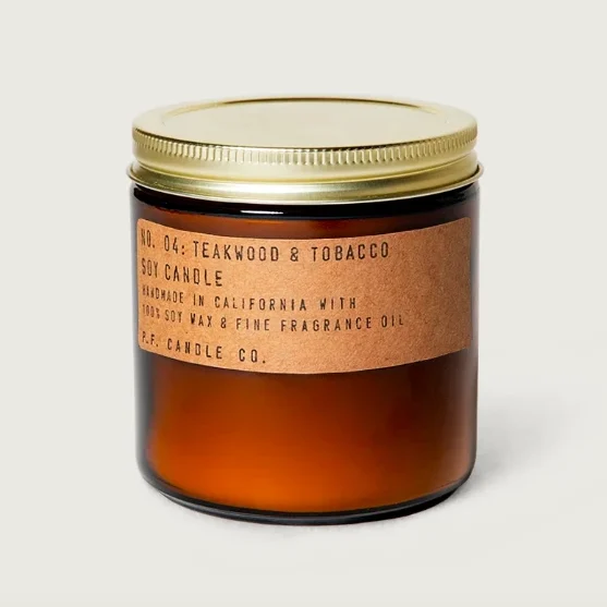Teakwood & Tobacco Soy Candle