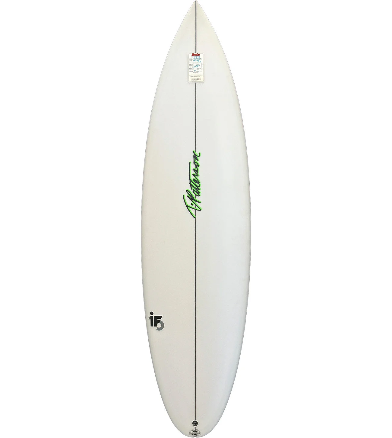 TPatterson Surfboard IF15/Futures 5'10 #TPS231347