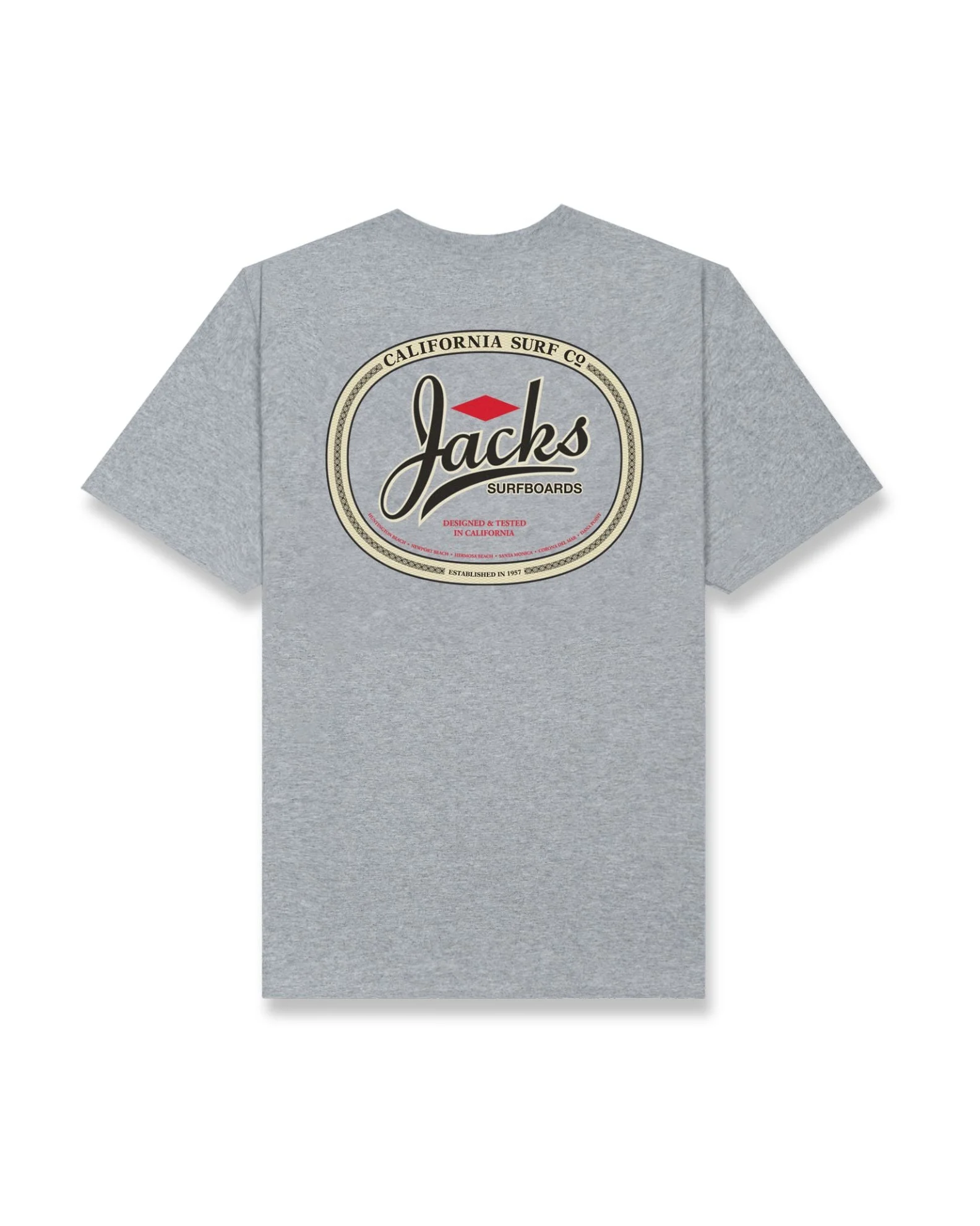 Trenton CF (Classic Fit) S/S Tee - Athletic Grey