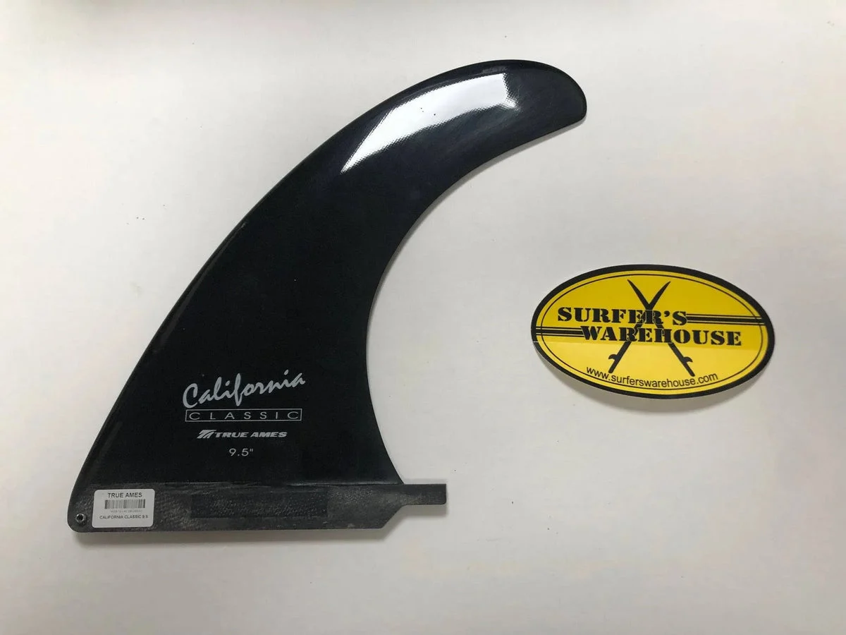 TRUE AMES California Classic Longboard Fin / BLACK