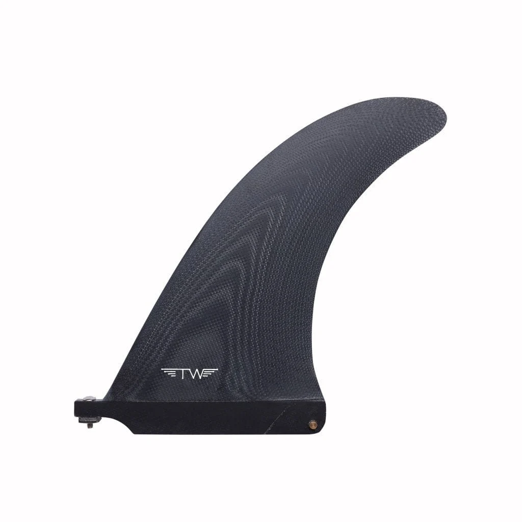 TYLER WARREN RAKED 8" Longboard Fin Black