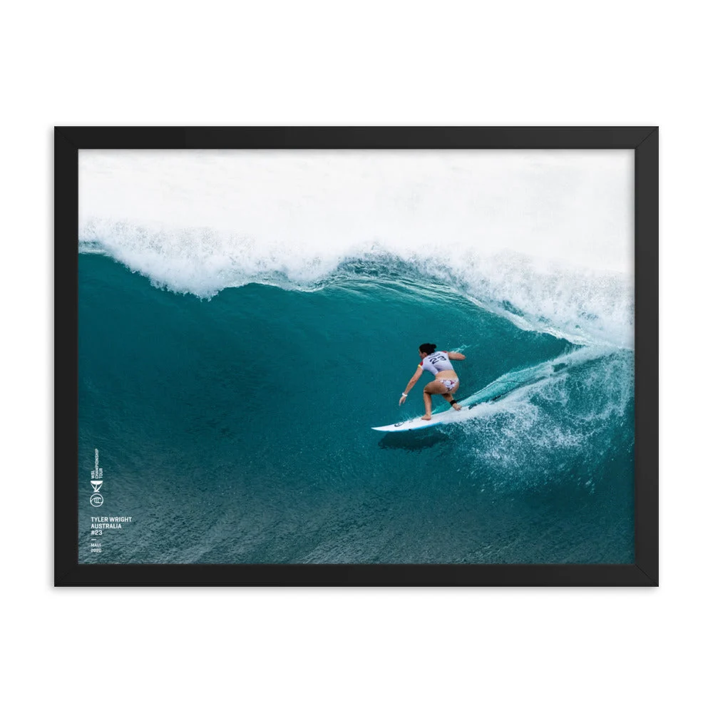 Tyler Wright Poster (Framed): Maui, 2020