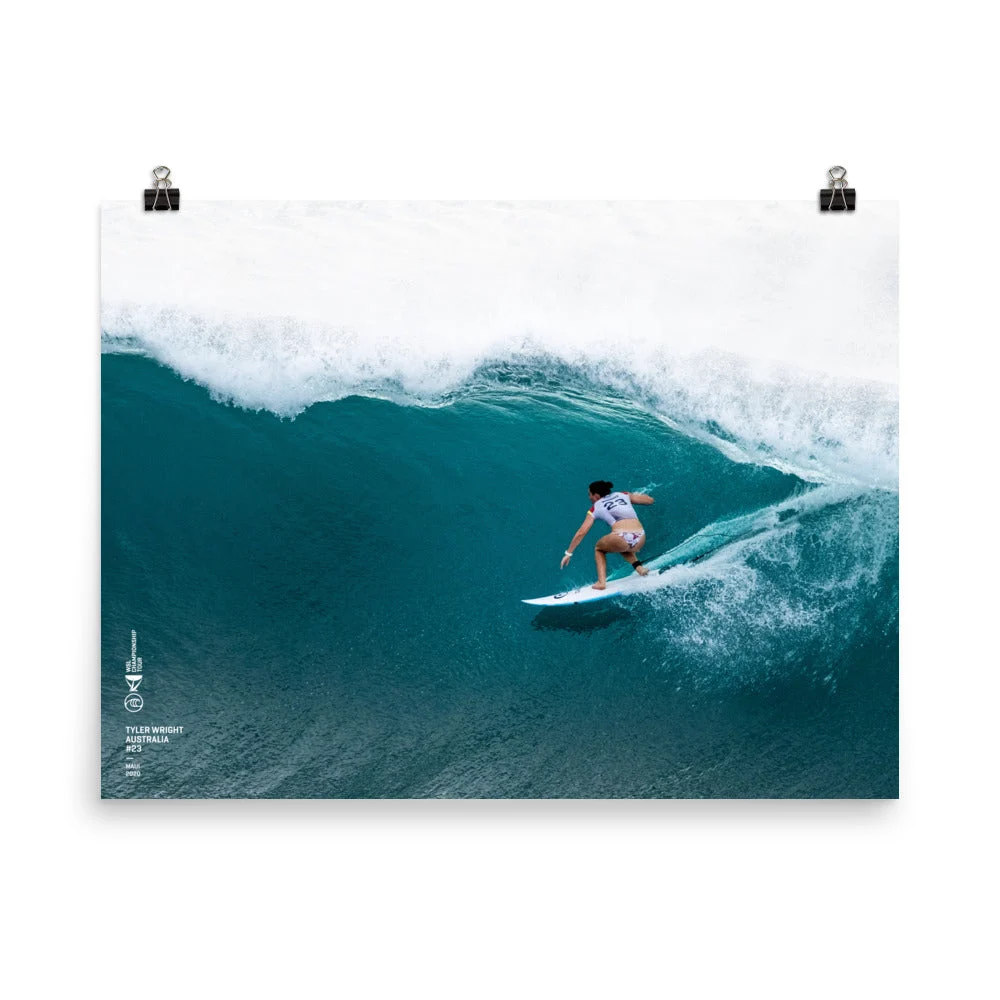Tyler Wright Poster (Unframed): Maui, 2020