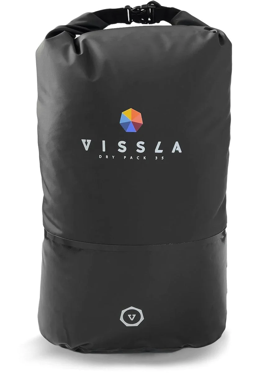 Vissla 7 Seas Waterproof Dry Bag - 35L - Black Phantom